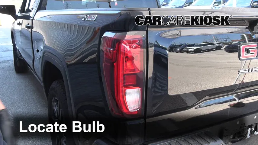 2020 GMC Sierra 1500 Elevation 3.0L 6 Cyl. Turbo Diesel Crew Cab Pickup Lights Tail Light (replace bulb)